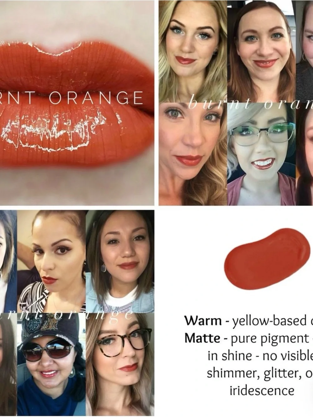 SeneGence Lipsense Longlasting lipstick new never opened Burnt  Orange